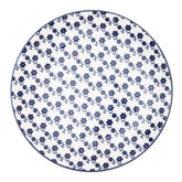 Homla Navia Blue Dinner Plate with flowers  27cm